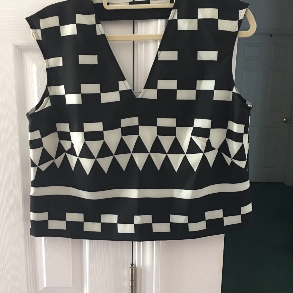 Nicole Artelier Nwot Stretchy Crop Top
